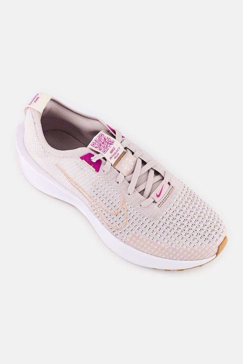 Nike Women Interact Lace Up Running Shoes, Light Lavender - Image 1